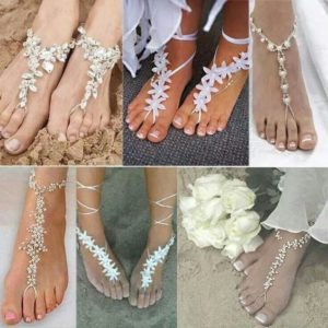 barefoot sandals - casamento na praia